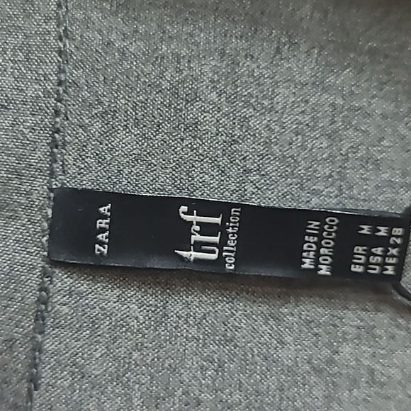 Zara Wide Leg Gray Women's Jumpsuit Size M - Picture 5 of 13